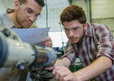 2 Men working in Manufacturing